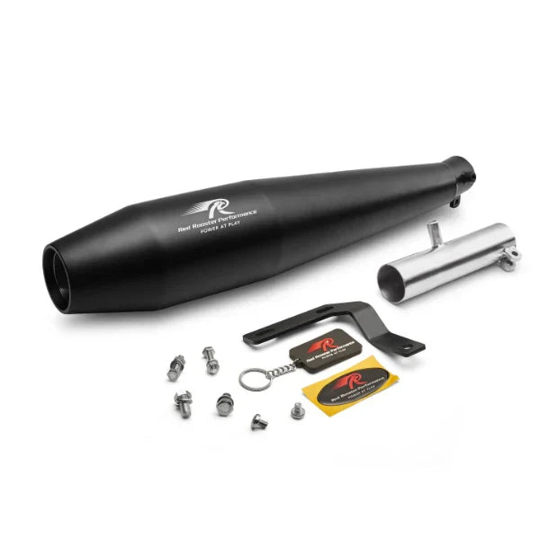 Red Rooster Pegasus RS Exhaust for Honda CB350 RS (Polish / Black)