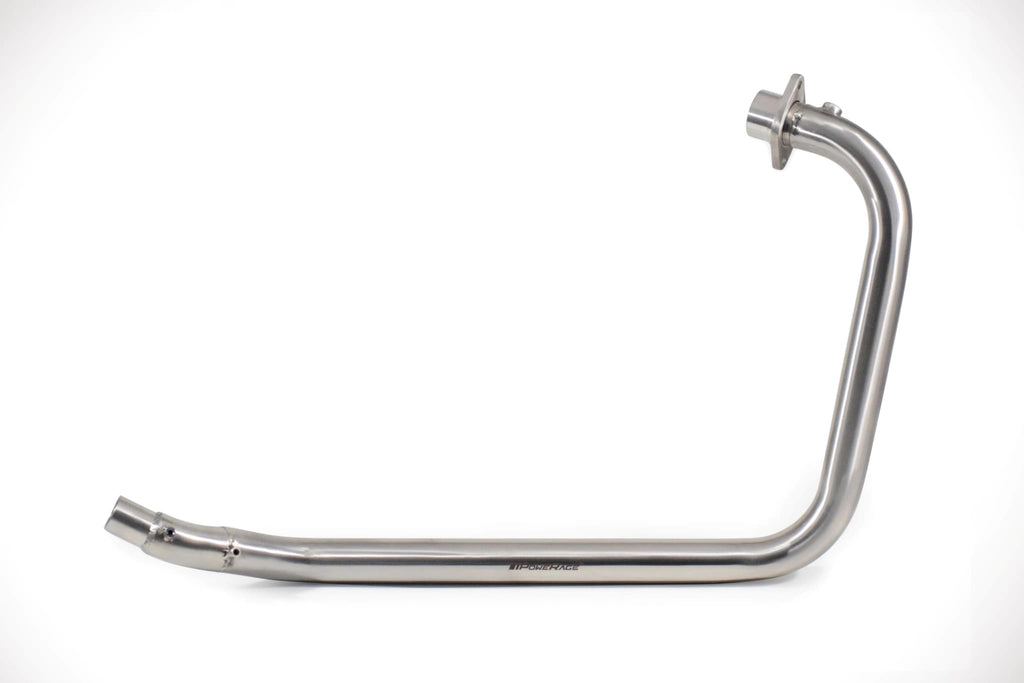 PowerRage Performance Headers for Royal Enfield Himalayan 411 – Brushed Steel Big Bore Exhaust