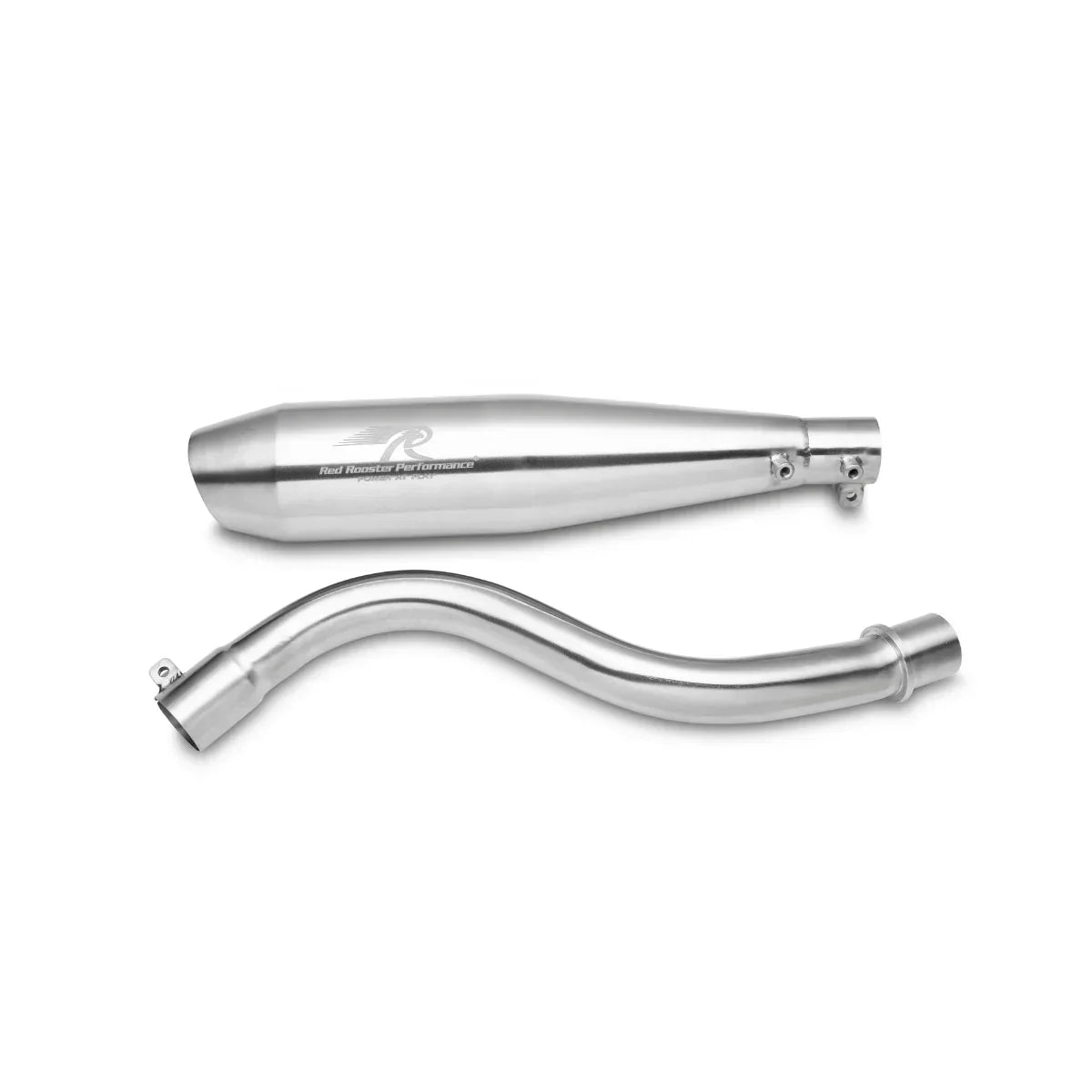 Red Rooster Performance POLARIS Exhaust for Hero XPulse 210 Matte | SS304 Slip-On Performance Exhaust with Connecting Pipe