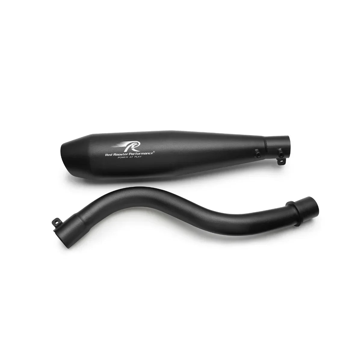 Red Rooster Performance POLARIS Exhaust for Hero XPulse 210 Black | Slip-On SS304 Exhaust