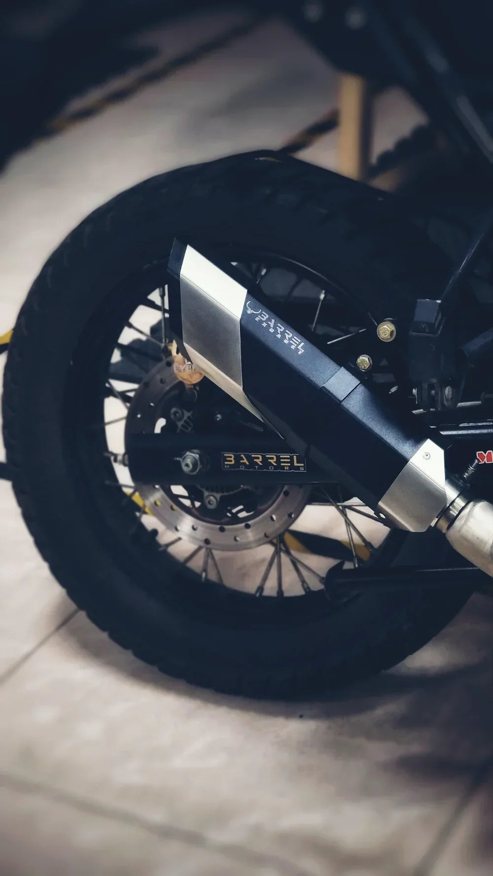 Rogue 2.0 Slip-On Exhaust for Royal Enfield Himalayan | 304 Stainless Steel Performance Exhaust - View 4