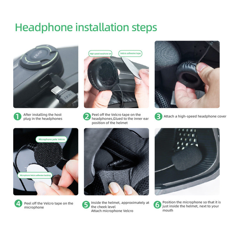 EJEAS Q8 Motorcycle Intercom System - View 8