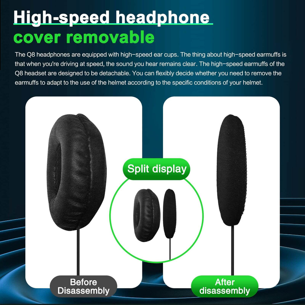 EJEAS Q8 Motorcycle Intercom System - View 18