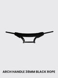 RE Arch Handle 38mm Black with Rope - RE 025BR