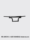 RE Arch L - Leg Handle 38mm Black - RE 029B