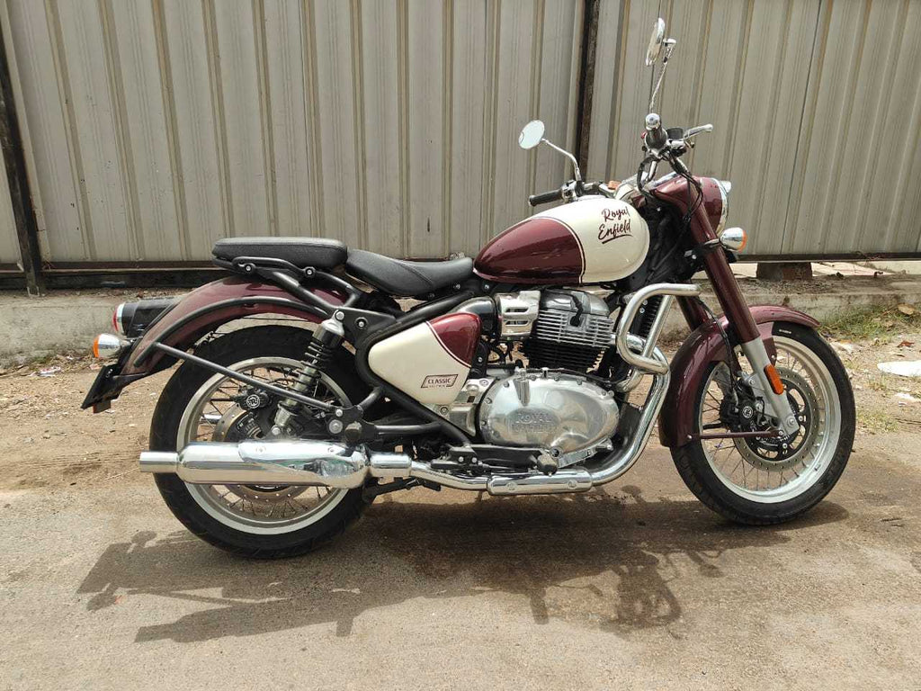 KP Racing System Replica Exhaust for Royal Enfield Classic 650 | SS304 Stainless Steel Performance Silencer with DB Killer