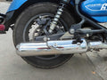 KP Racing System Replica SS Exhaust for Royal Enfield Super Meteor 650 | SS304 Stainless Steel Performance Silencer with
