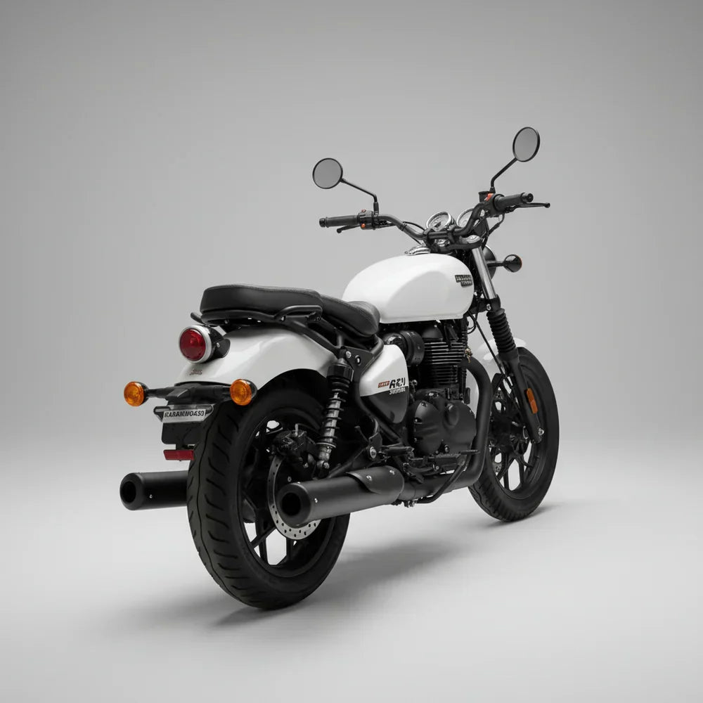 Barrel Exhaust B-16 Bass Master Slip-On Exhaust for Royal Enfield Shotgun 650 | SS304 Performance Exhaust with Deep Bass