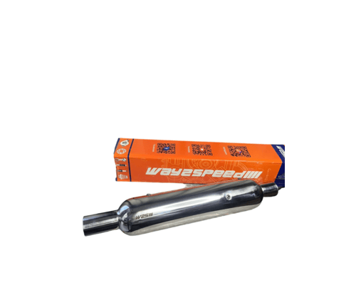 Way2Speed Shooter Performance Exhaust (Gloss Finish) for Royal Enfield Classic 350 / Reborn 350 – Enhanced Throttle & Deep