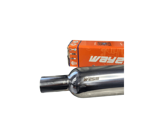 Way2Speed Shooter Performance Exhaust (Gloss Finish) for Royal Enfield Classic 350 / Reborn 350 – Enhanced Throttle & Deep