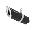Barrel Rogue V1 Slip-On Exhaust | 304 Stainless Steel Performance Motorcycle Exhaust (Black & Steel)