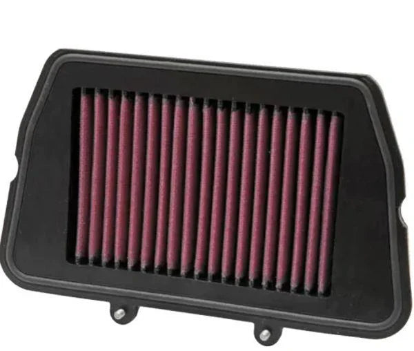 K&N TB-8011 High Flow Replacement Air Filter for Triumph Tiger 800 | Washable Reusable Performance Motorcycle Air Filter