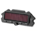K&N High Flow Air Filter for Kawasaki Ninja ZX-10R ZX1000 | Washable Performance Replacement Panel Filter