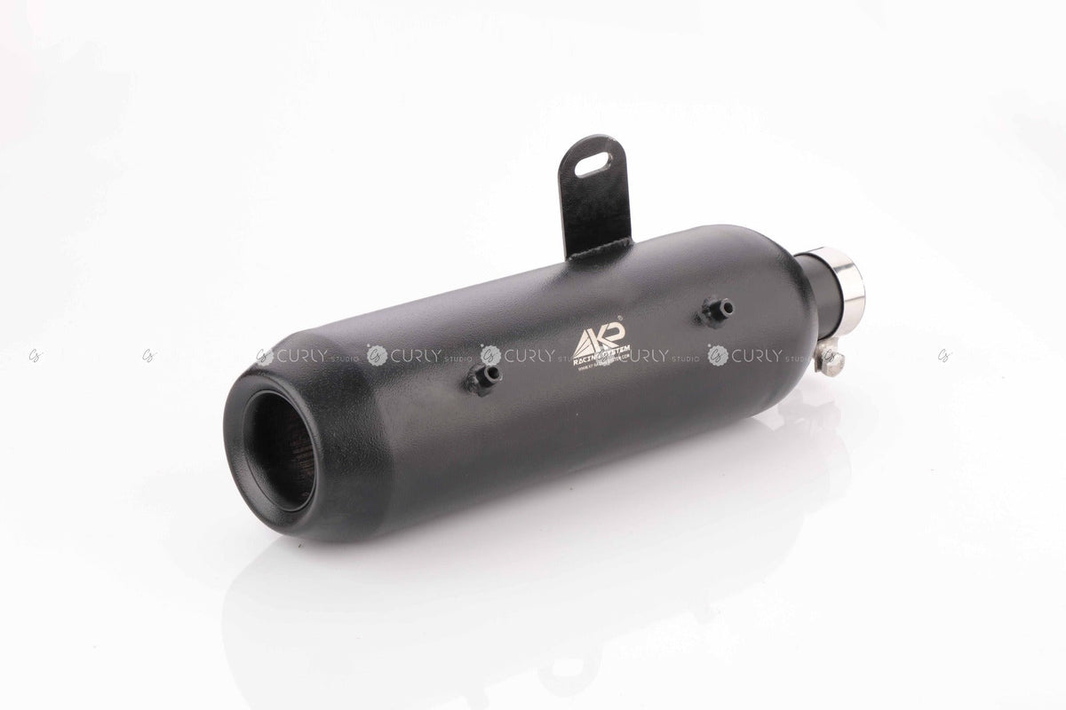 KP Racing System Replica Exhaust for Royal Enfield Hunter 350 | SS304 Stainless Steel Performance Silencer with DB Killer