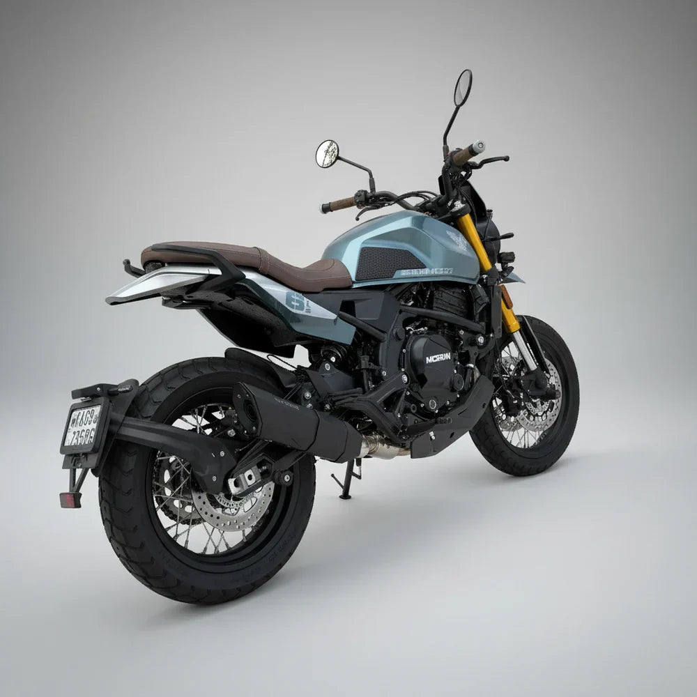 Barrel Rogue 2.0 Exhaust for Moto Morini Seiemmezzo 650 | 304 Stainless Steel Slip-On Performance Exhaust - View 6