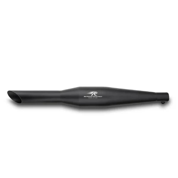 Red Rooster Performance Rumbler Exhaust – Black Matte for Royal Enfield Classic, Bullet & Thunderbird - View 2