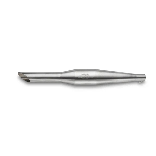 Red Rooster Performance Rumbler Exhaust – Brushed Steel Matte for Bullet 350 /500,Classic 350/500, Standard 350 /500