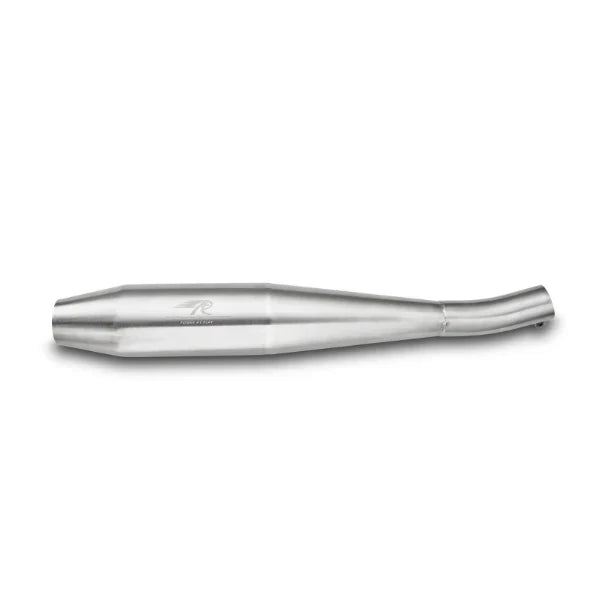 Red Rooster Rumbler GT Exhaust for Royal Enfield – Matte Performance Slip-On - View 2