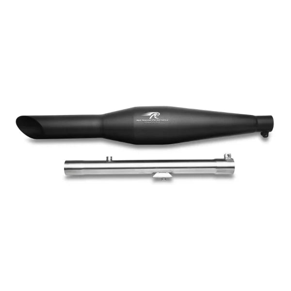 Red Rooster Rumbler Ace Exhaust for Royal Enfield Meteor 350 & Royal Enfield Classic 350 (Polish / Matte / Black) - View 6