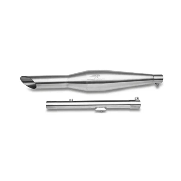Red Rooster Rumbler Ace Exhaust for Royal Enfield Meteor 350 & Royal Enfield Classic 350 (Polish / Matte / Black) - View 5