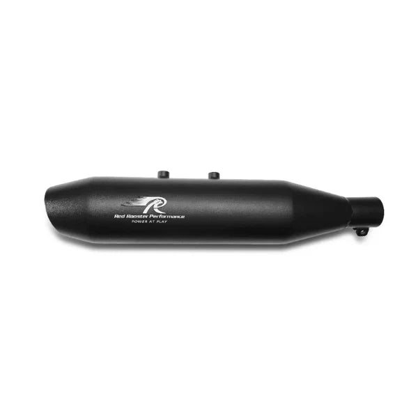 Red Rooster Rumbler Max Exhaust for Hunter 350 & Meteor 350 – Performance Slip-On (Polish / Matte / Black) - View 4