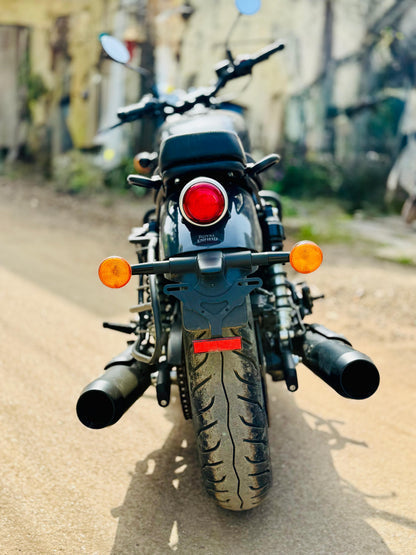 KP Racing System Bassmaster Stage 2 Combo for Royal Enfield Shotgun 650 | SS304 Matte Black Exhaust Kit with Performance Air