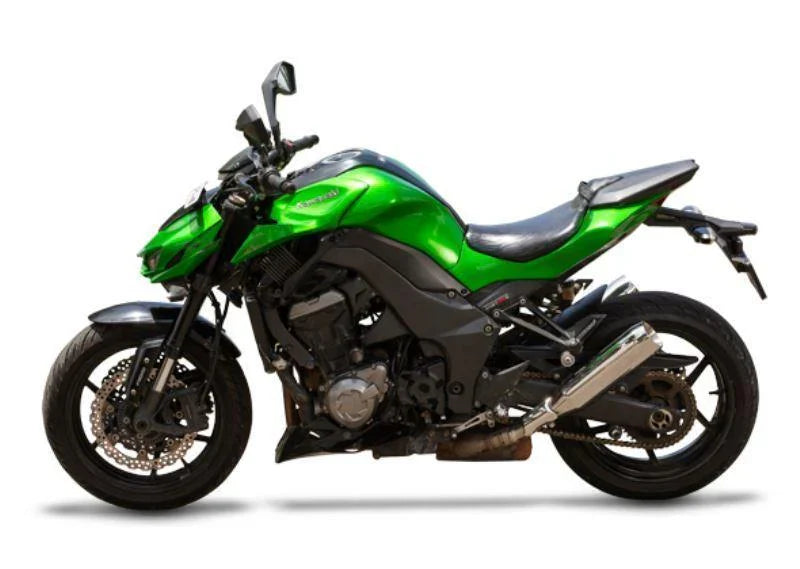 Kawasaki Z1000 Full System Exhaust | Silver Stallion Performance | Silver / Black Matte / Brushed