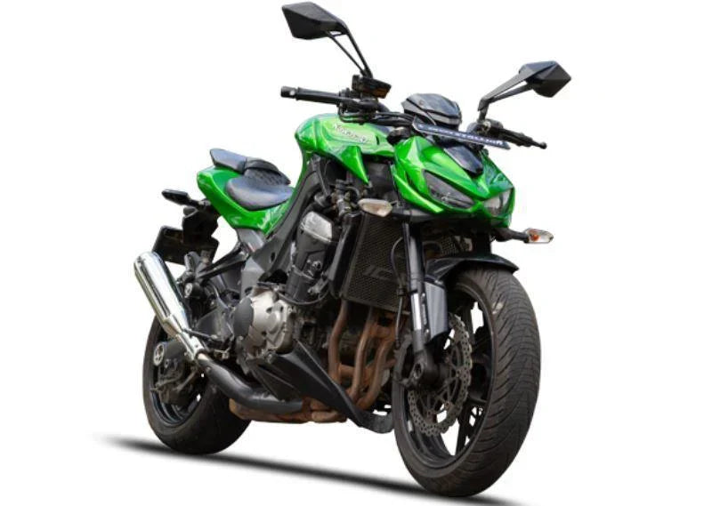 Kawasaki Z1000 Full System Exhaust | Silver Stallion Performance | Silver / Black Matte / Brushed - View 3