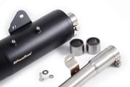 PowerRage Slip-On Exhaust with De-Cat Pipe for Royal Enfield Bear 650 – OE Style Performance Muffler - View 3