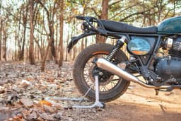PowerRage Cone Type Slip-On Exhaust with De-Cat Pipe for Royal Enfield Bear 650 – Stainless Steel Performance Muffler - View