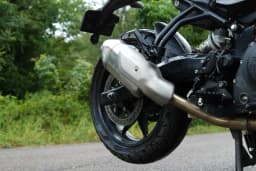 PowerRage Slip-On Exhaust with De-Cat Pipe for Royal Enfield Guerrilla 450 – Stainless Steel Performance Muffler - View 7