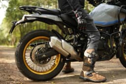 PowerRage Slip-On Exhaust with De-Cat Pipe for Royal Enfield Himalayan 450 – Stainless Steel Performance Muffler - View 6