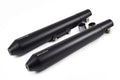 PowerRage Slip-On Exhaust for Royal Enfield Interceptor 650 / GT 650 – Black Finish Long Type