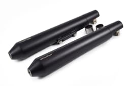 PowerRage Slip-On Exhaust for Royal Enfield Interceptor 650 / GT 650 – Black Finish Long Type