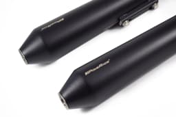 PowerRage Slip-On Exhaust for Royal Enfield Interceptor 650 / GT 650 – Black Finish Long Type - View 2