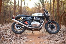 PowerRage Slip-On Exhaust for Royal Enfield Interceptor 650 / GT 650 – Brushed Steel Long Type - View 7