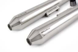 PowerRage Slip-On Exhaust for Royal Enfield Interceptor 650 / GT 650 – Polish Finish Long Type - View 2