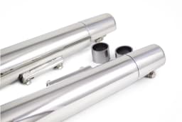 PowerRage Slip-On Exhaust for Royal Enfield Interceptor 650 / GT 650 – Polish Finish Long Type - View 3