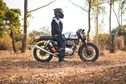 PowerRage Slip-On Exhaust for Royal Enfield Interceptor 650 / GT 650 – Polish Finish Long Type - View 5