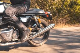 PowerRage Slip-On Exhaust for Royal Enfield Interceptor 650 / GT 650 – Polish Finish Long Type - View 7