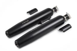 PowerRage Slip-On Exhaust for Royal Enfield Shotgun 650 – Black Finish Performance Muffler - View 2