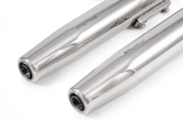PowerRage Slip-On Exhaust for Royal Enfield Super Meteor 650 – Polish Finish Stainless Steel Muffler - View 3