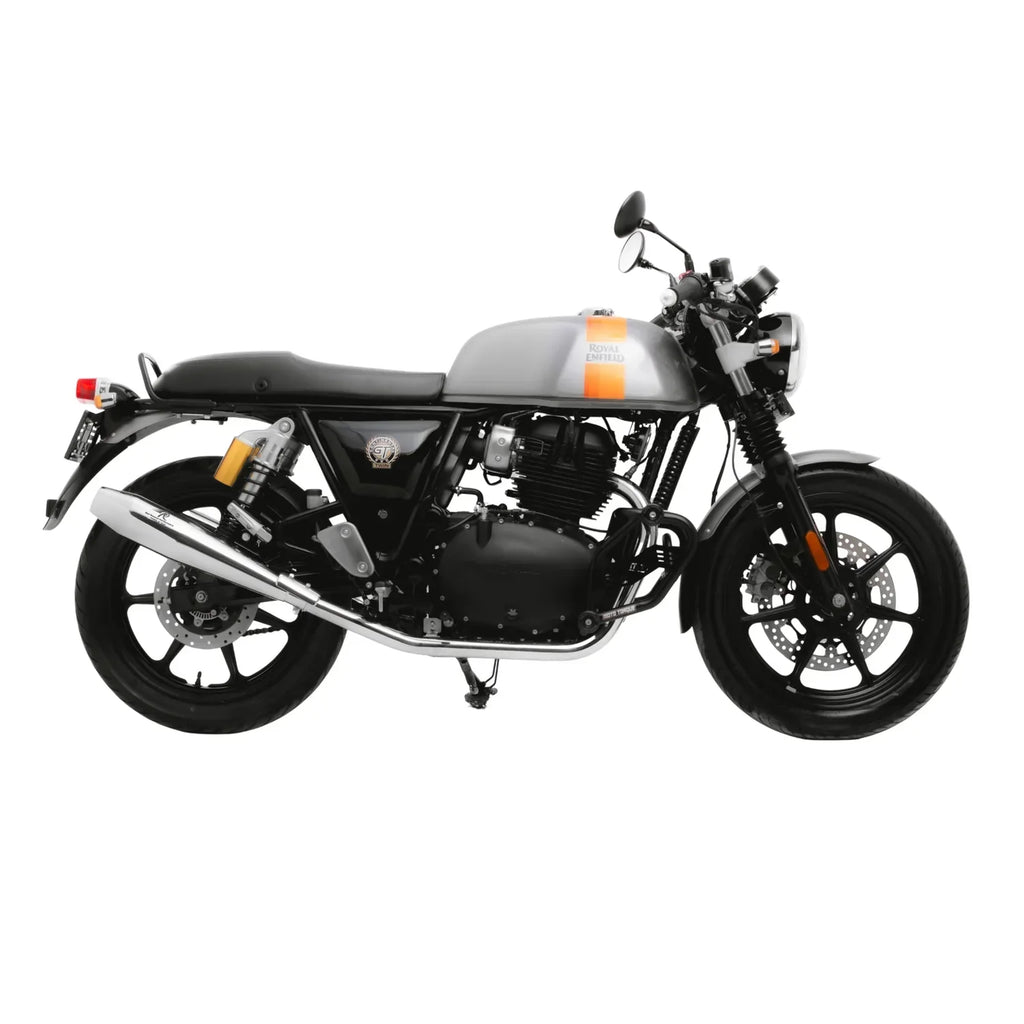 Red Rooster Stellar Exhaust for Interceptor 650 & Continental GT 650 – Performance Slip-On (Polish / Matte / Black) - View 7