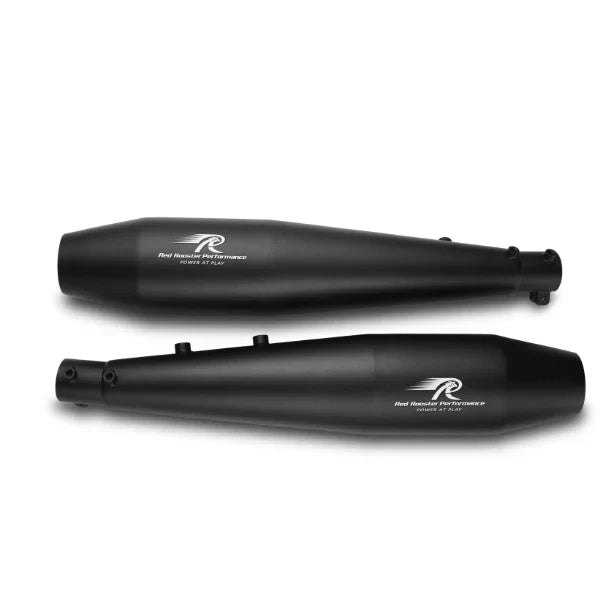 Red Rooster Stellar Black Matte Exhaust for Royal Enfield Interceptor 650 & Continental GT 650 - View 3
