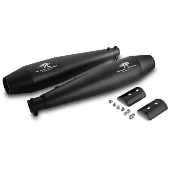 Red Rooster Performance Stellar Exhaust for Royal Enfield Shotgun 650 Black – Performance Slip-On Exhaust