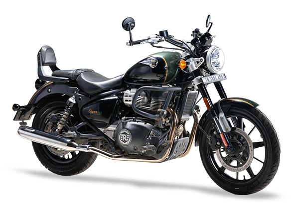 Silver Stallion Longshot Performance Exhaust for Royal Enfield Super Meteor 650 | +2 BHP Power Boost Slip-On Exhaust