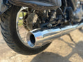 KP Racing Thor Performance Exhaust Silver – Stainless Steel 304 for Royal Enfield BS3, BS4 & BS6 | Premium Finish, Deep Sound