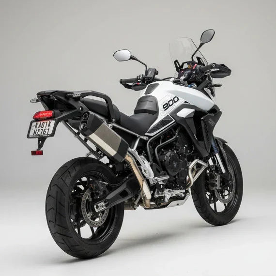 Barrel Storm Slip-On Exhaust for Triumph Tiger 900 GT (2025) | 304 Stainless Steel Performance Motorcycle Exhaust