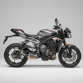 Barrel Outlaw 2.0 Slip-On Exhaust with Link Pipe for Triumph Street Triple 765 (2014-2022) | 304 Stainless Steel Performance