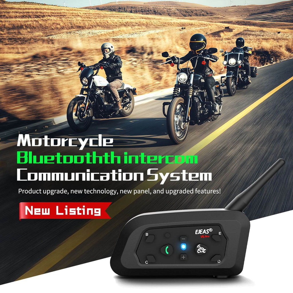 EJEAS V6 Pro Plus Helmet Intercom Communication System - View 6